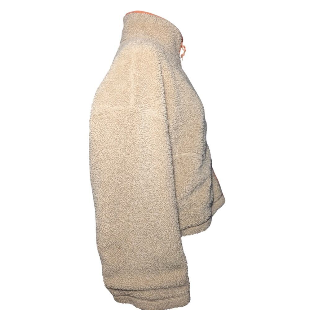 Madewell x Penfield Haight Fleece Jacket Cream Orange Trim Women's Size Medium - Picture 5 of 13